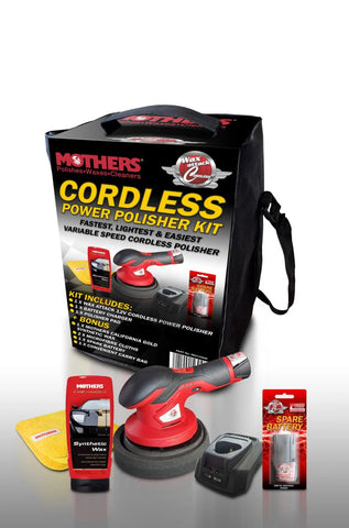 Mothers 12V Cordless Car Polisher Kit WAC33040