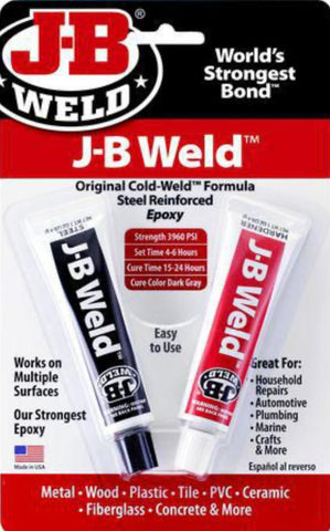 JB Weld Original Cold Weld Epoxy Adhesive Twin Pack 28.4g each - 8265S