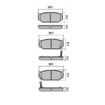 RDC1818 - RDA PHANTOM CERAMIC BRAKE PAD SET FOR SUZUKI SWIFT