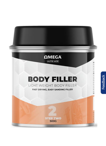 Omega Light Weight Body Filler 1Kg - AA-LWF1K