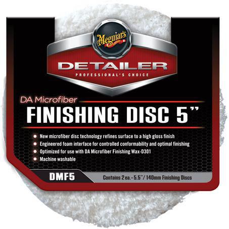 DMF5 - Meguiar's DA 5.5in 140mm Microfibre Finishing Pads - 2 Pk