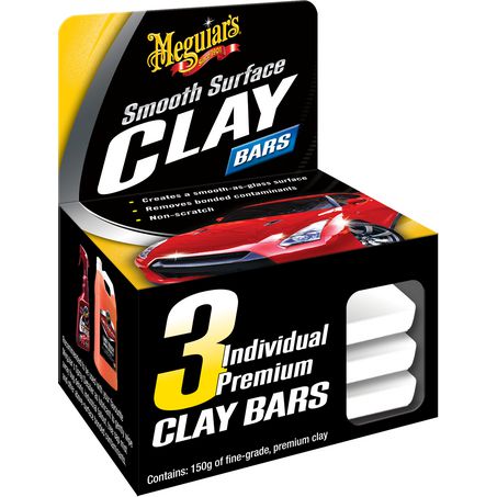 G1117 - Meguiar's Smooth Surface Clay Bar 3 Pack