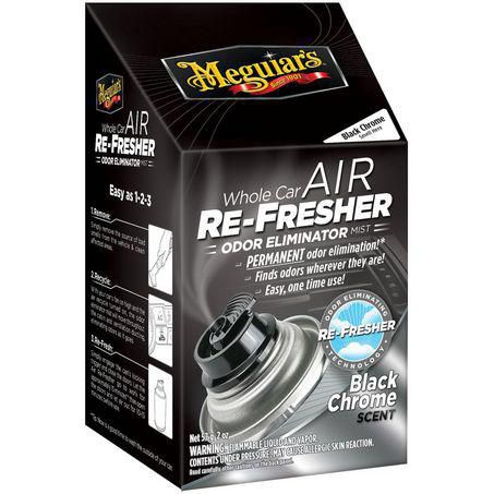 G181302 - Meguiar's Car Air Freshener - Air Re-Fresher Black Chrome Scent