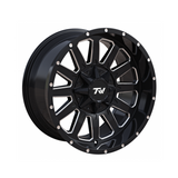 TW Triangle Gloss Black with Milled Accents