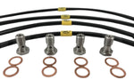 BRAIDED BRAKE LINE SET NISSAN S13 180SX SILVIA