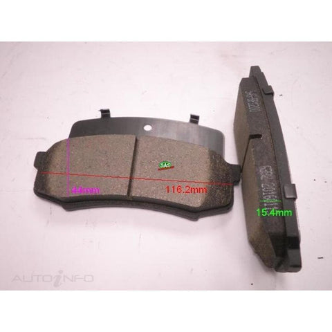 Royale Brake Pads - SAS-BP1200HD (Toyota Land Cruiser 90-)